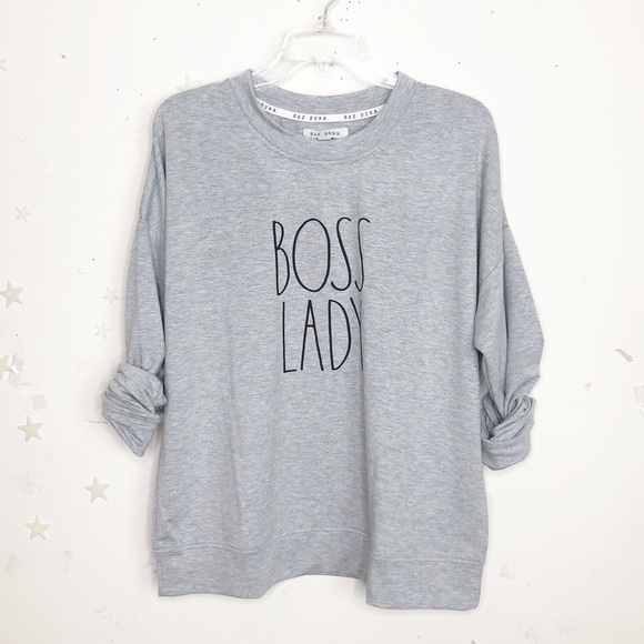 RAE Dunn Gray boss lady graphic sweatshirt - Picture 12 of 13